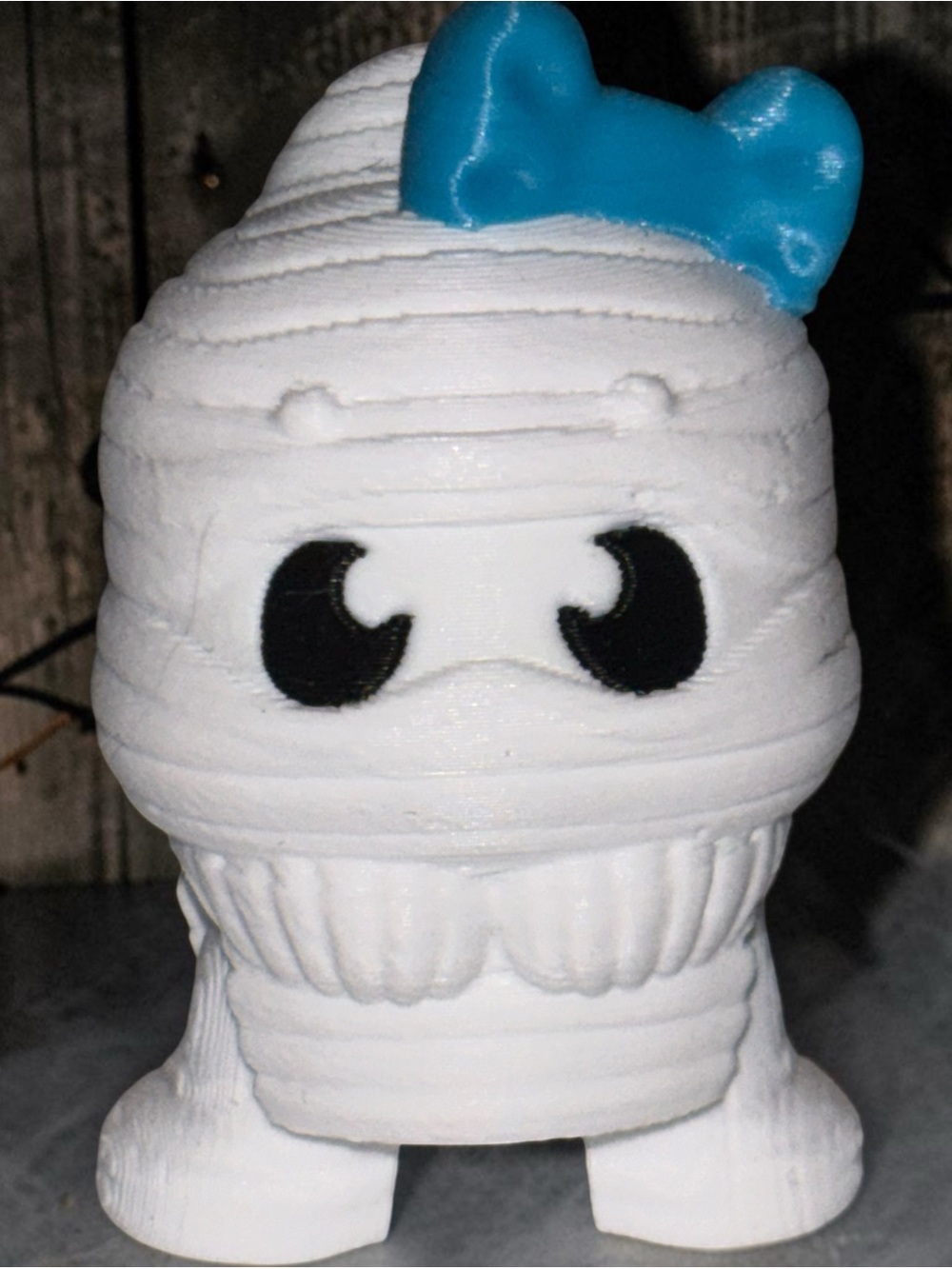 Mini 3D print White mummy